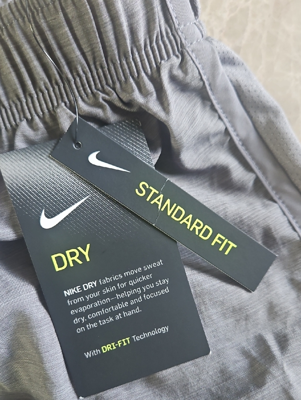 Nike Light Gray Womens Dry Fit Shorts Size Xl - Picture 6 of 9